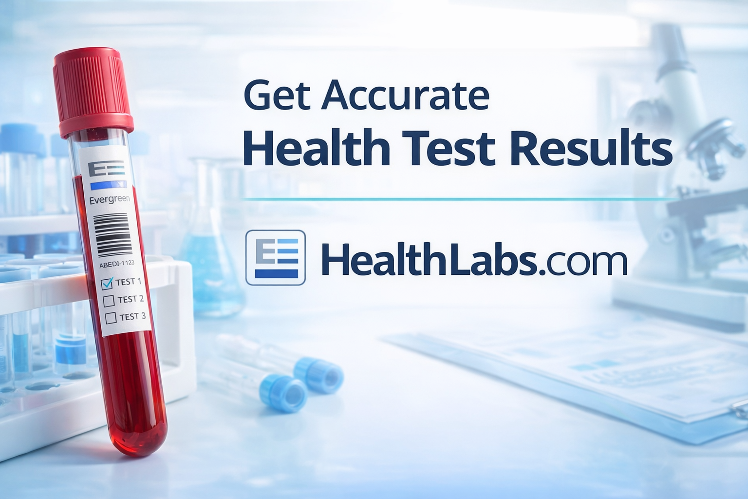 A lab environment representing modern, data-driven health testing.