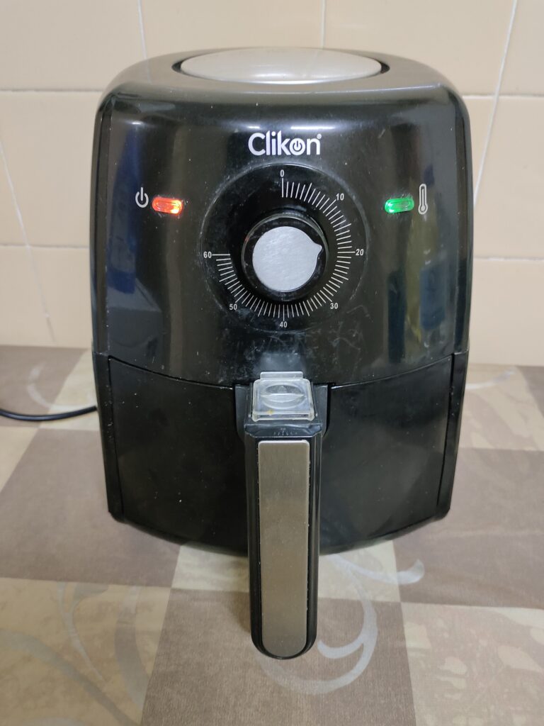 air fryer on kitchen counter